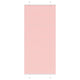 Vidaxl plissé rolgordijn 90x200 cm stofbreedte 89,4 cm polyester roze