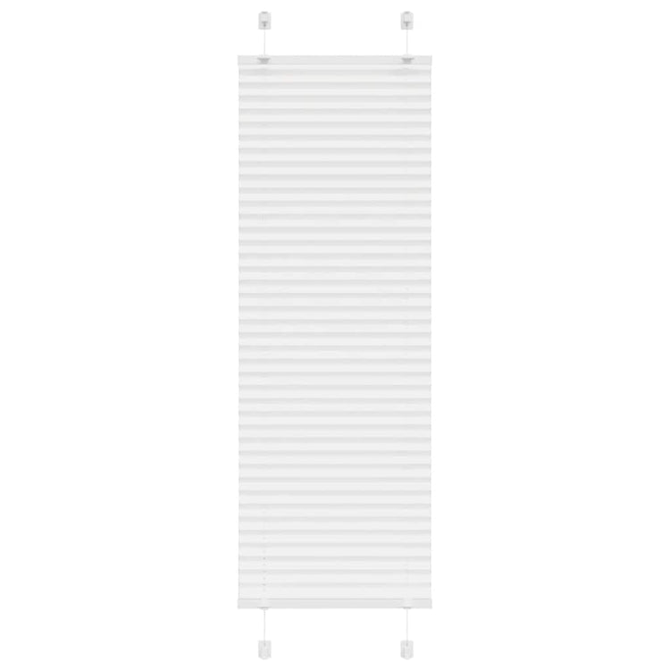 Vidaxl plissé rolgordijn 40x100 cm stofbreedte 39,4 cm polyester wit