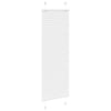 Vidaxl plissé rolgordijn 40x100 cm stofbreedte 39,4 cm polyester wit