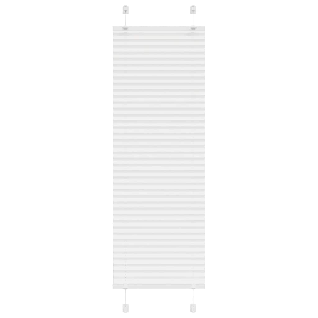 Vidaxl plissé rolgordijn 45x100 cm stofbreedte 44,4 cm polyester wit