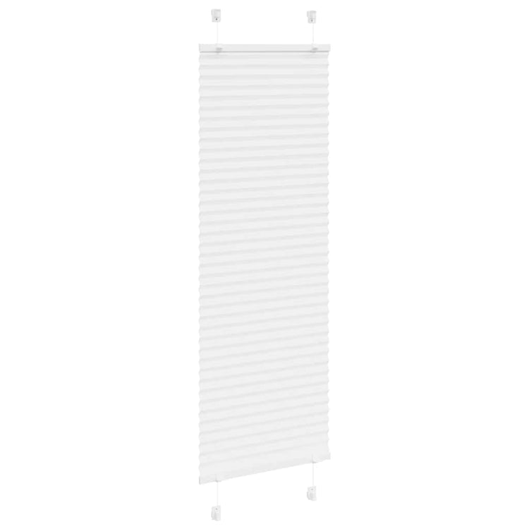 Vidaxl plissé rolgordijn 50x100 cm stofbreedte 49,4 cm polyester wit