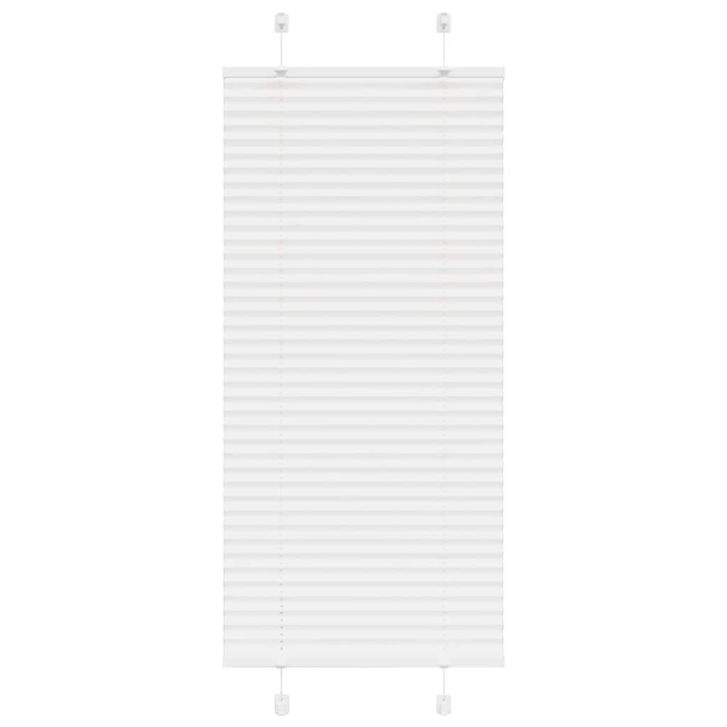 Vidaxl plissé rolgordijn 55x100 cm stofbreedte 54,4 cm polyester wit