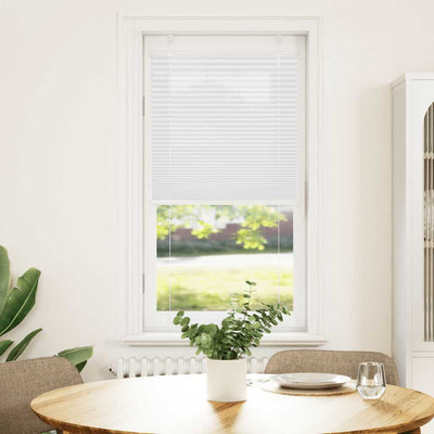 Vidaxl plissé rolgordijn 55x100 cm stofbreedte 54,4 cm polyester wit