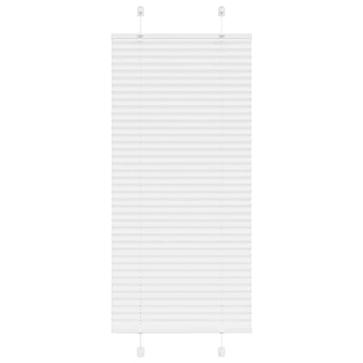 Vidaxl plissé rolgordijn 60x100 cm stofbreedte 59,4 cm polyester wit