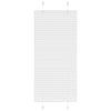 Vidaxl plissé rolgordijn 65x100 cm stofbreedte 64,4 cm polyester wit
