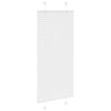 Vidaxl plissé rolgordijn 65x100 cm stofbreedte 64,4 cm polyester wit
