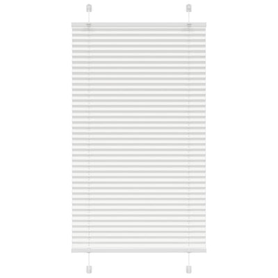 Vidaxl plissé rolgordijn 70x100 cm stofbreedte 69,4 cm polyester wit