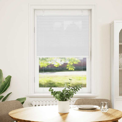Vidaxl plissé rolgordijn 70x100 cm stofbreedte 69,4 cm polyester wit