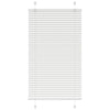 Vidaxl plissé rolgordijn 75x100 cm stofbreedte 74,4 cm polyester wit
