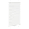 Vidaxl plissé rolgordijn 80x100 cm stofbreedte 79,4 cm polyester wit