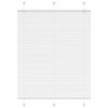 Vidaxl plissé rolgordijn 105x100cm stofbreedte 104,4cm polyester wit