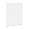 Vidaxl plissé rolgordijn 110x100cm stofbreedte 109,4cm polyester wit