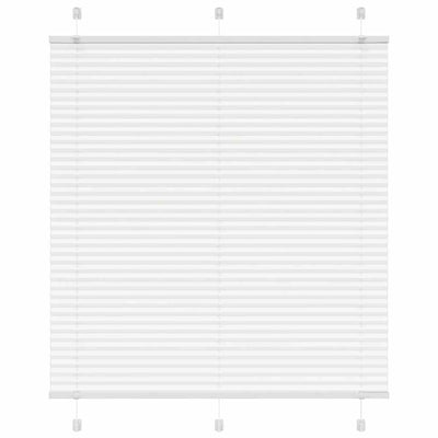 Vidaxl plissé rolgordijn 115x100cm stofbreedte 114,4cm polyester wit