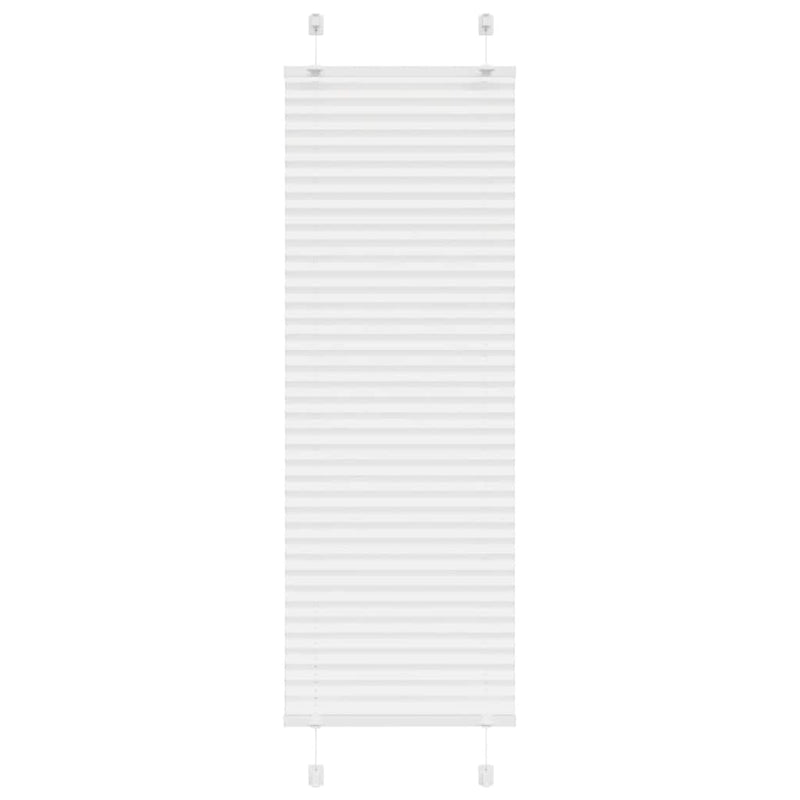Vidaxl plissé rolgordijn 40x150 cm stofbreedte 39,4 cm polyester wit