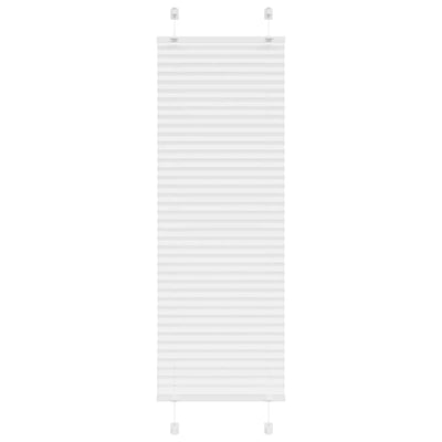Vidaxl plissé rolgordijn 45x150 cm stofbreedte 44,4 cm polyester wit