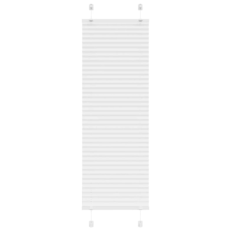 Vidaxl plissé rolgordijn 50x150 cm stofbreedte 49,4 cm polyester wit