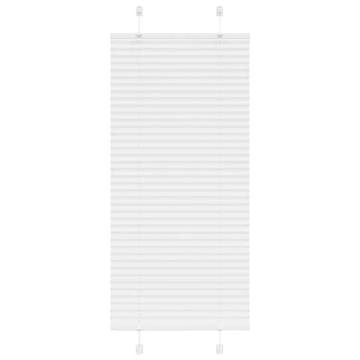 Vidaxl plissé rolgordijn 55x150 cm stofbreedte 54,4 cm polyester wit