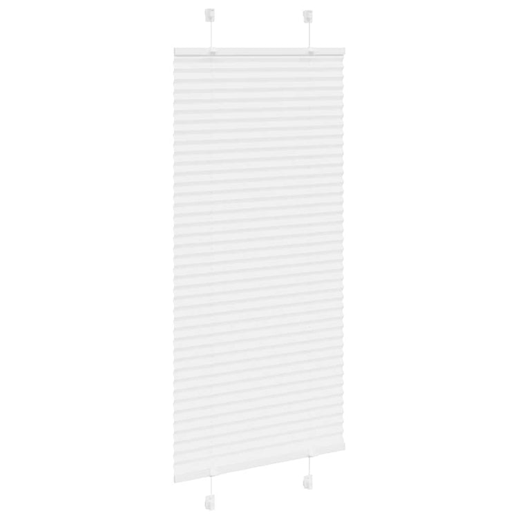 Vidaxl plissé rolgordijn 55x150 cm stofbreedte 54,4 cm polyester wit