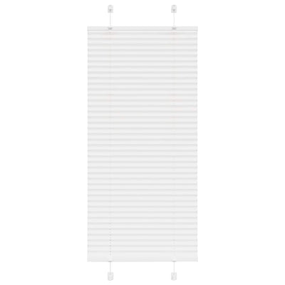 Vidaxl plissé rolgordijn 65x150 cm stofbreedte 64,4 cm polyester wit