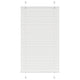 Vidaxl plissé rolgordijn 75x150 cm stofbreedte 74,4 cm polyester wit