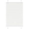 Vidaxl plissé rolgordijn 85x150 cm stofbreedte 84,4 cm polyester wit