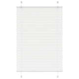 Vidaxl plissé rolgordijn 85x150 cm stofbreedte 84,4 cm polyester wit - afbeelding 2