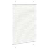 Vidaxl plissé rolgordijn 85x150 cm stofbreedte 84,4 cm polyester wit - afbeelding 3