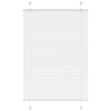 Vidaxl plissé rolgordijn 90x150 cm stofbreedte 89,4 cm polyester wit