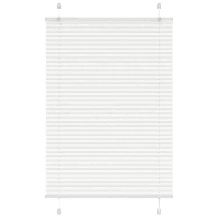 Vidaxl plissé rolgordijn 95x150 cm stofbreedte 94,4 cm polyester wit