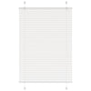 Vidaxl plissé rolgordijn 100x150 cm stofbreedte 99,4cm polyester wit