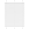 Vidaxl plissé rolgordijn 105x150 cm stofbreedte 104,4cm polyester wit