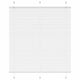 Vidaxl plissé rolgordijn 115x150 cm stofbreedte 114,4cm polyester wit