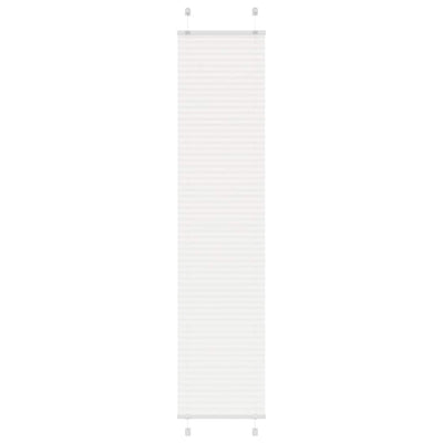 Vidaxl plissé rolgordijn 40x200 cm stofbreedte 39,4 cm polyester wit