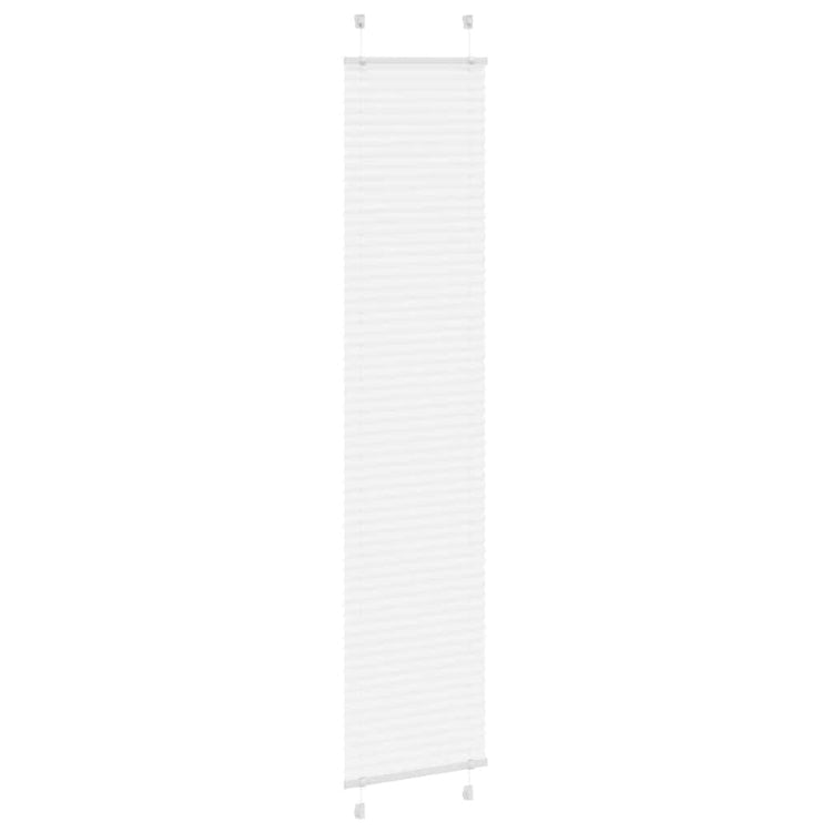 Vidaxl plissé rolgordijn 40x200 cm stofbreedte 39,4 cm polyester wit