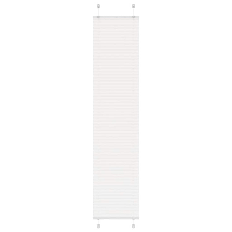Vidaxl plissé rolgordijn 50x200 cm stofbreedte 49,4 cm polyester wit
