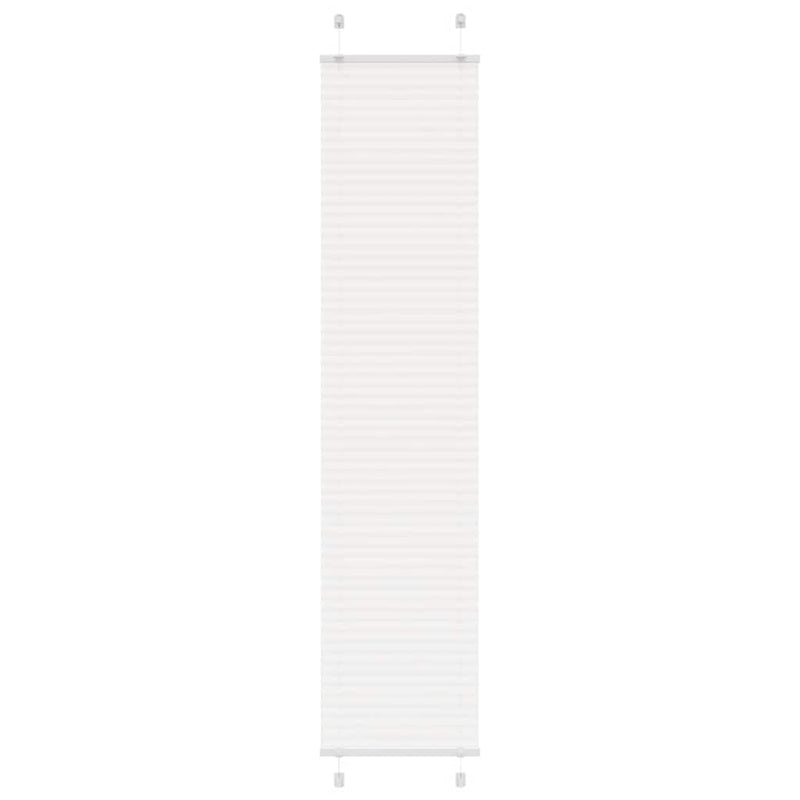 Vidaxl plissé rolgordijn 50x200 cm stofbreedte 49,4 cm polyester wit