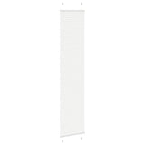 Vidaxl plissé rolgordijn 50x200 cm stofbreedte 49,4 cm polyester wit - afbeelding 3