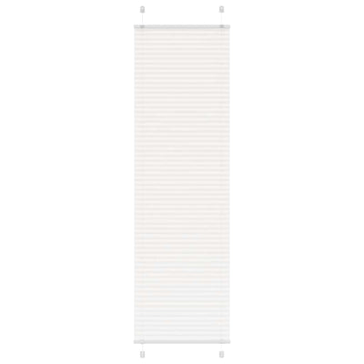 Vidaxl plissé rolgordijn 55x200 cm stofbreedte 54,4 cm polyester wit