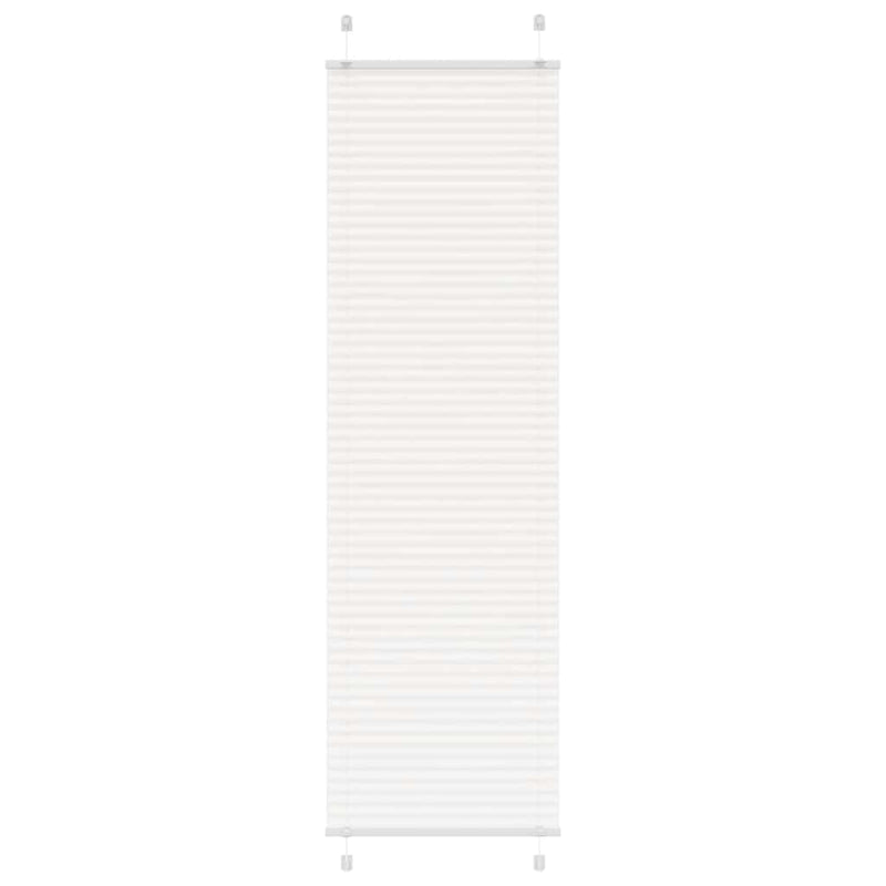 Vidaxl plissé rolgordijn 60x200 cm stofbreedte 59,4 cm polyester wit