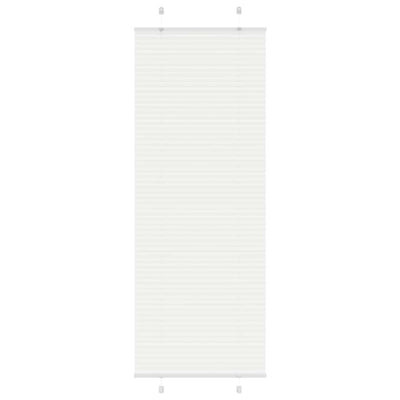 Vidaxl plissé rolgordijn 80x200 cm stofbreedte 79,4 cm polyester wit