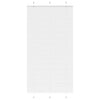Vidaxl plissé rolgordijn 105x200 cm stofbreedte 104,4cm polyester wit