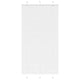 Vidaxl plissé rolgordijn 105x200 cm stofbreedte 104,4cm polyester wit