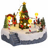 Vidaxl kerstdorp decoratie multikleur 22 x 21,5 x 17 cm kunststof