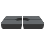 Vidaxl 4-delige set parasolvoeten voor kruisvoet parasol 100 kg pp - afbeelding 3