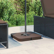 Vidaxl 4-delige set parasolvoeten voor kruisvoet parasol 100 kg pp - afbeelding 1