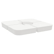 Vidaxl 4-delige set parasolvoeten voor kruisvoet parasol 100 kg pp - afbeelding 2