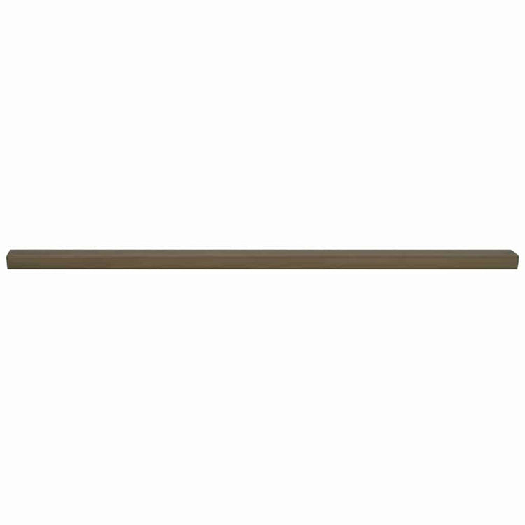 Vidaxl trapprofielen 30 st bruin 67 x 3.5 x 3 cm aluminium