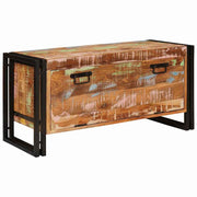 Vidaxl schoenenkast bruin 90 x 38 x 45 cm massief gerecycled hout - afbeelding 3