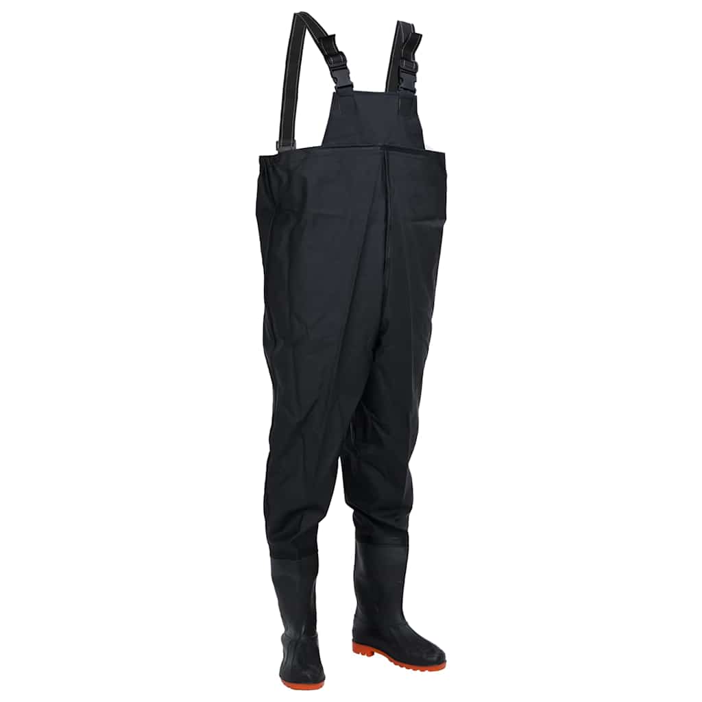 Vidaxl waadpak met laarzen maat 39 zwart