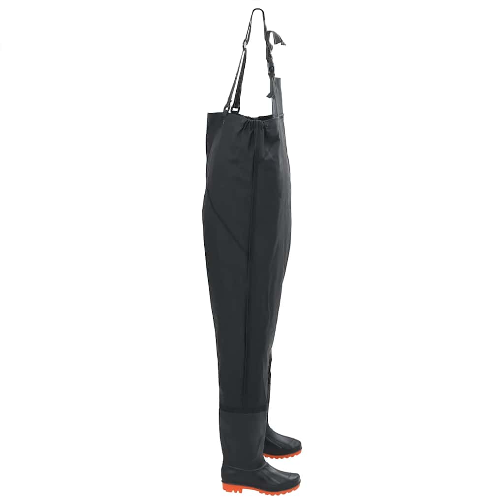 Vidaxl waadpak met laarzen maat 39 zwart